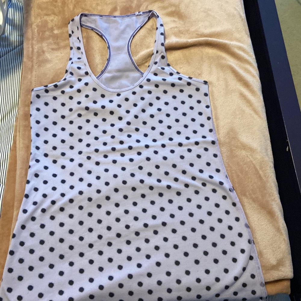 Lululemon polka dot tank